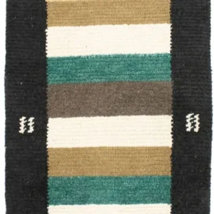 Nepal Teppich 140 x 70 cm - mehrfarbig
