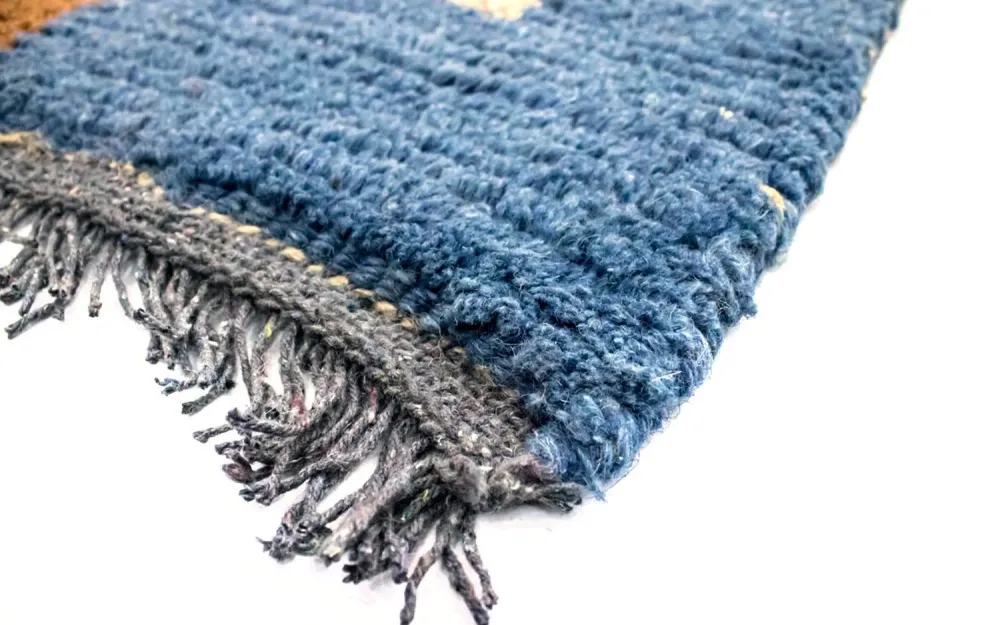 Nepal Teppich 140 x 70 cm - mehrfarbig