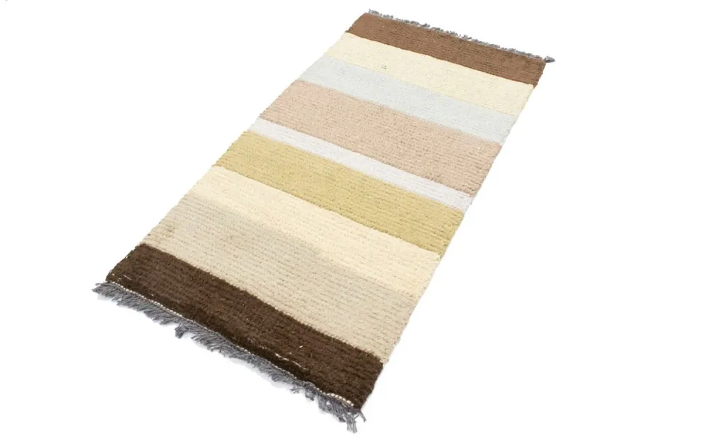 Nepal Teppich 140 x 70 cm - mehrfarbig
