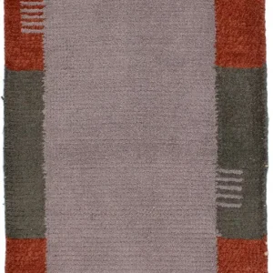 Nepal Teppich 140 x 70 cm - rosa