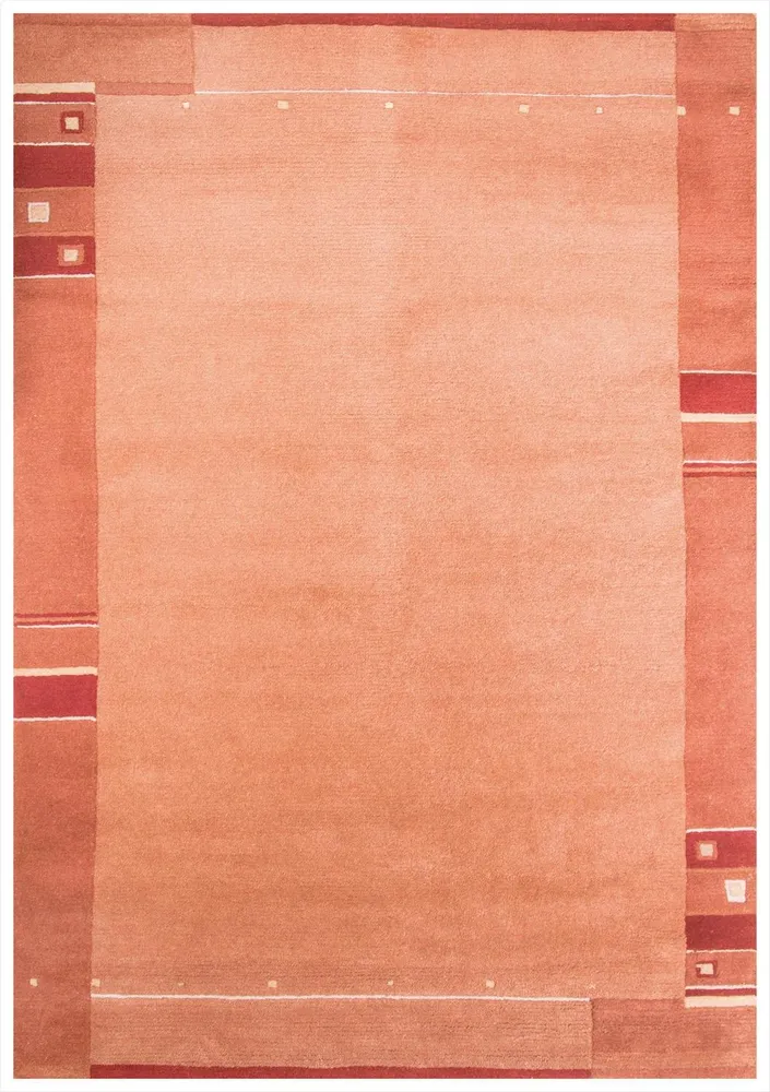 Nepal Teppich 160 x 90 cm - orange