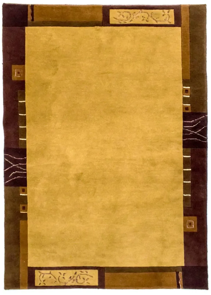 Nepal Teppich 193 x 143 cm Teppichbrücke