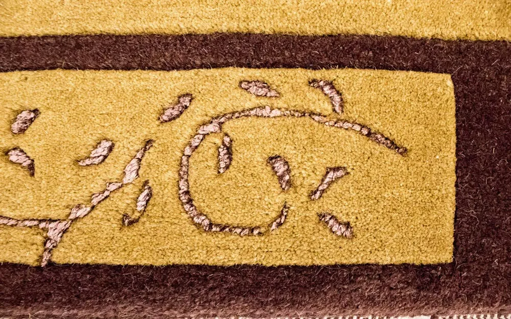Nepal Teppich 193 x 143 cm Teppichbrücke