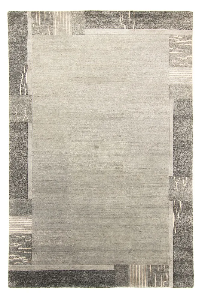 Nepal Teppich 300 x 200 cm - grau