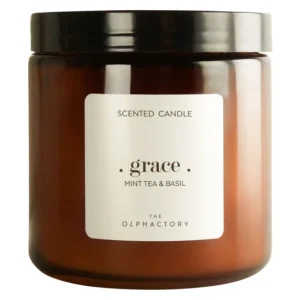 OLPHACTORY Duftkerze L Mint Tea & Basil 360 g 60 h