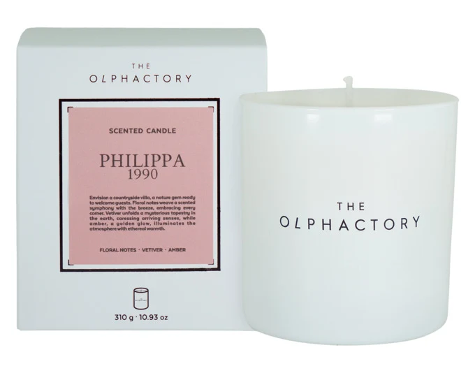 OLPHACTORY Duftkerze L White Insignia Philippa 1990 310g 60h