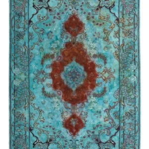 Orientteppich 124 x 77 cm - türkis