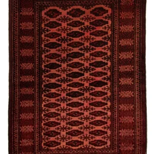 Orientteppich 150 x 103 cm - dunkelrot