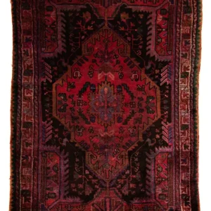 Orientteppich 175 x 115 cm - dunkelrot