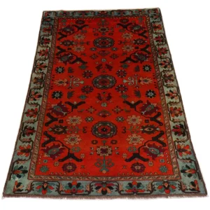 Orientteppich 210 x 133 cm - dunkelrot