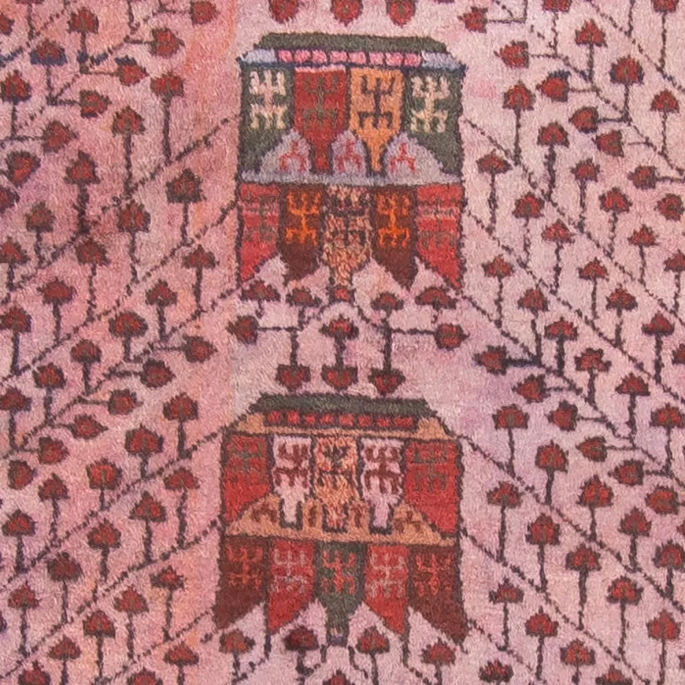 Orientteppich 285 x 150 cm - hellrot