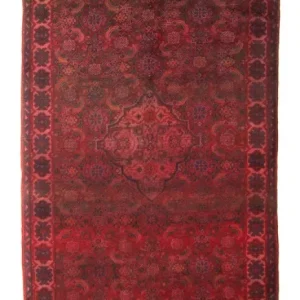 Orientteppich 323 x 115 cm - dunkelrot