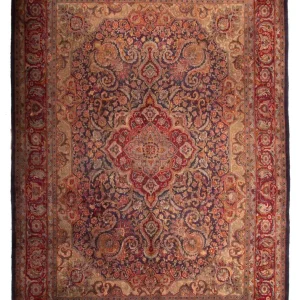 Orientteppich 383 x 295 cm - dunkelrot