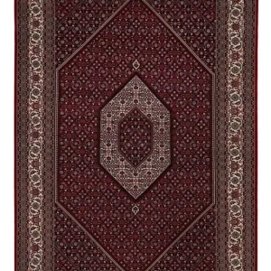 Orientteppich - Bidjar - Indus - 305 x 198 cm - dunkelcamel