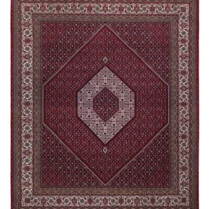 Orientteppich - Bidjar - Indus - 305 x 251 cm - dunkelrot