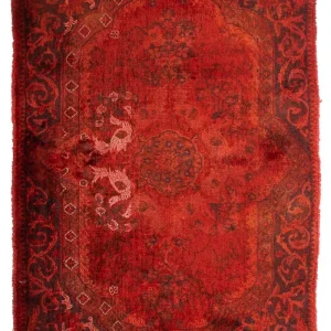 Orientteppich 93 x 60 cm - dunkelrot