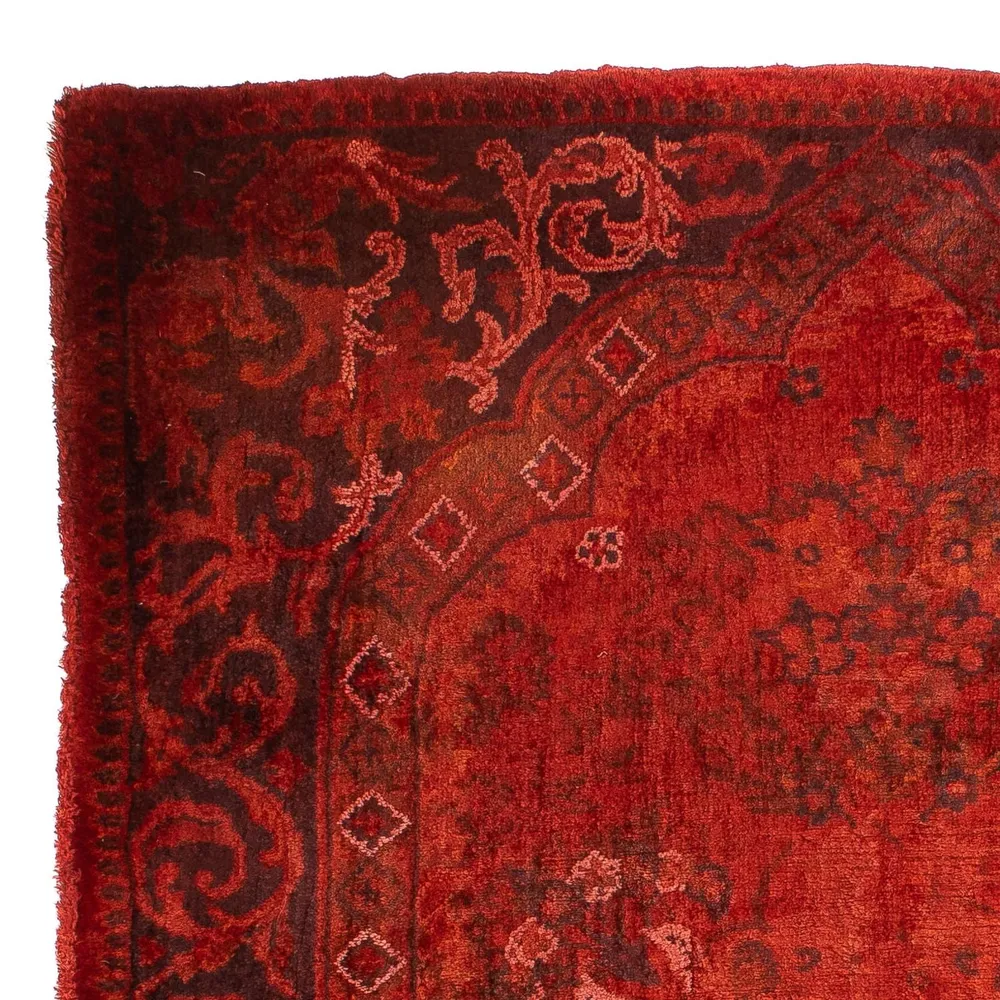 Orientteppich 93 x 60 cm - dunkelrot