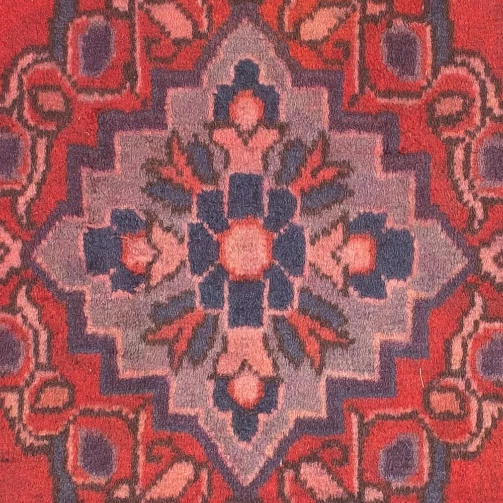 Orientteppich 87 x 57 cm - dunkelrot