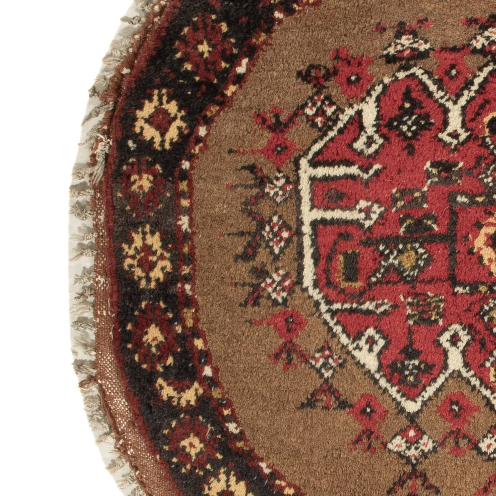 Orientteppich rund - 72 x 72 cm - mehrfarbig