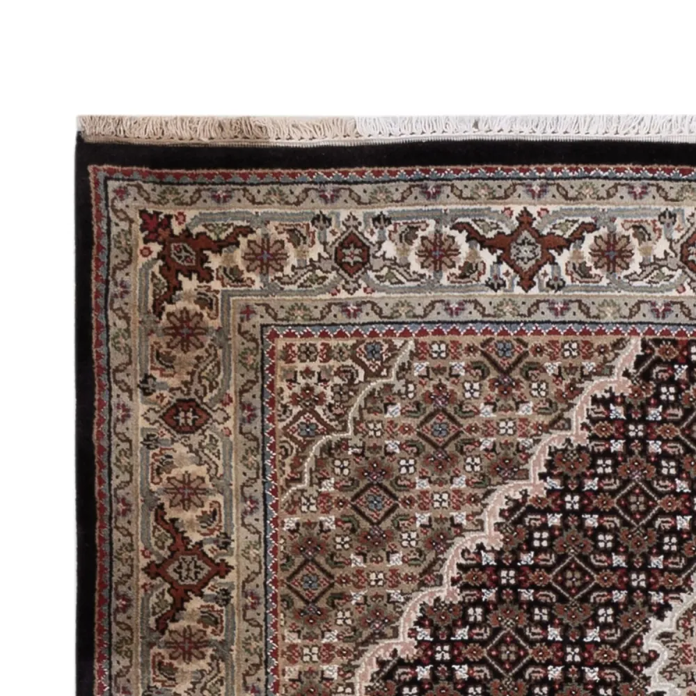 Orientteppich - Täbriz - 184 x 127 cm - dunkelbeige