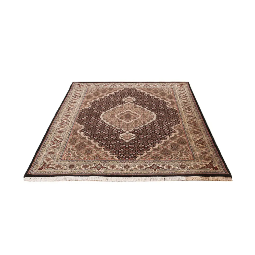 Orientteppich - Täbriz - 184 x 127 cm - dunkelbeige