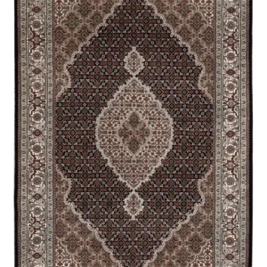 Orientteppich - Täbriz - 187 x 124 cm - dunkelbeige