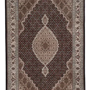 Orientteppich - Täbriz - 188 x 123 cm - dunkelbeige