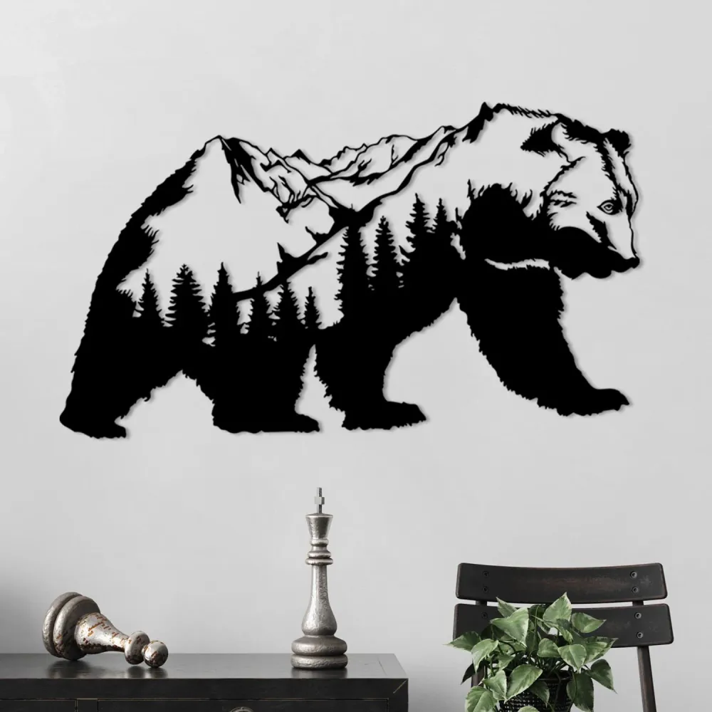 Orso Wanddeko - Schwarz
