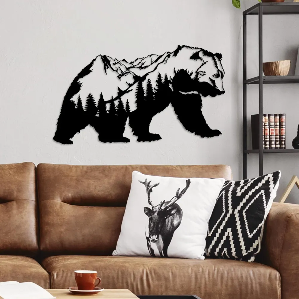 Orso Wanddeko - Schwarz