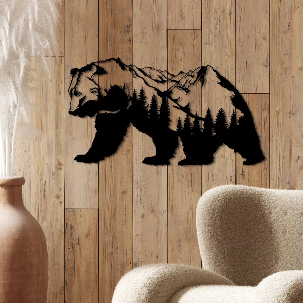 Orso Wanddeko - Schwarz