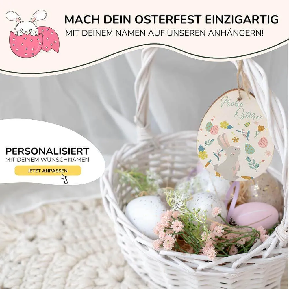 Osterei Holz, Osterdeko - Niedlicher mit Deko