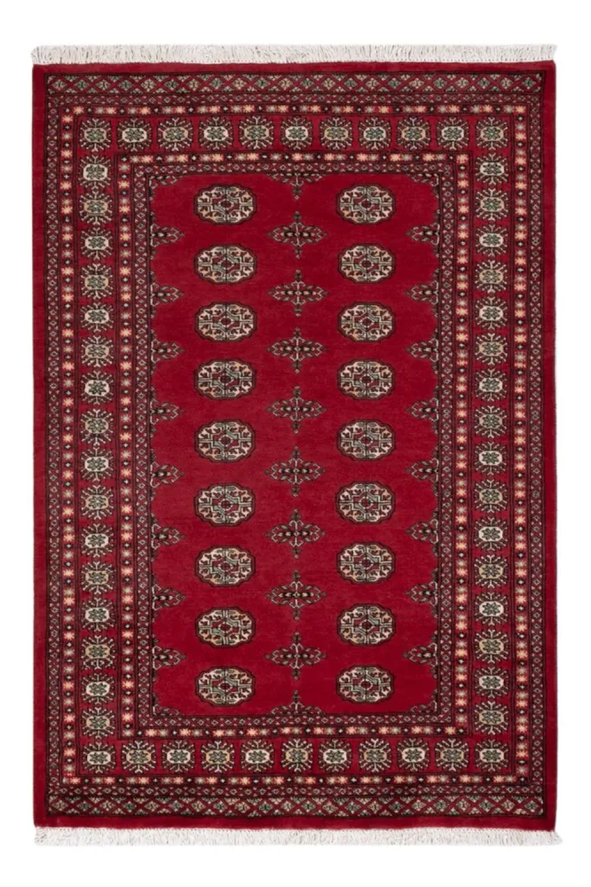 Pakistan Teppich - 189 x 126 cm - rot
