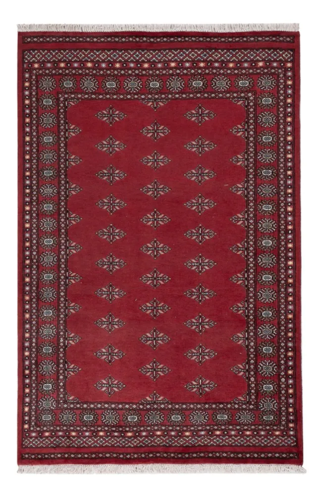 Pakistan Teppich - 205 x 138 cm - rot