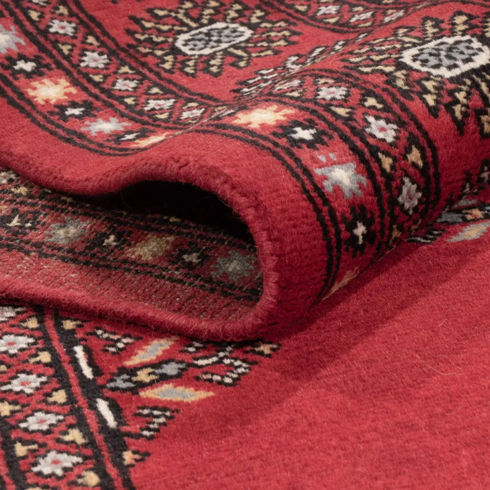 Pakistan Teppich - 205 x 138 cm - rot