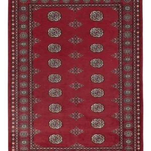 Pakistan Teppich - 213 x 139 cm - rot
