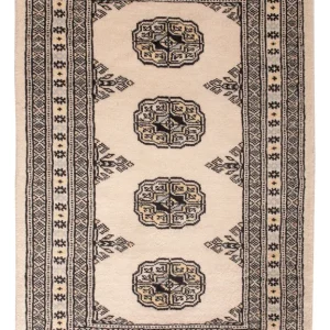 Pakistan Teppich - 98 x 61 cm - creme