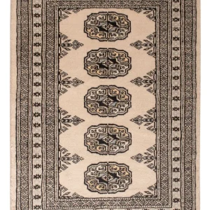 Pakistan Teppich - 90 x 61 cm - creme