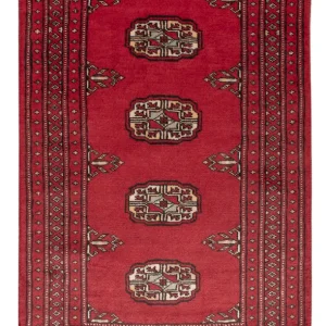Pakistan Teppich - 98 x 61 cm - rot