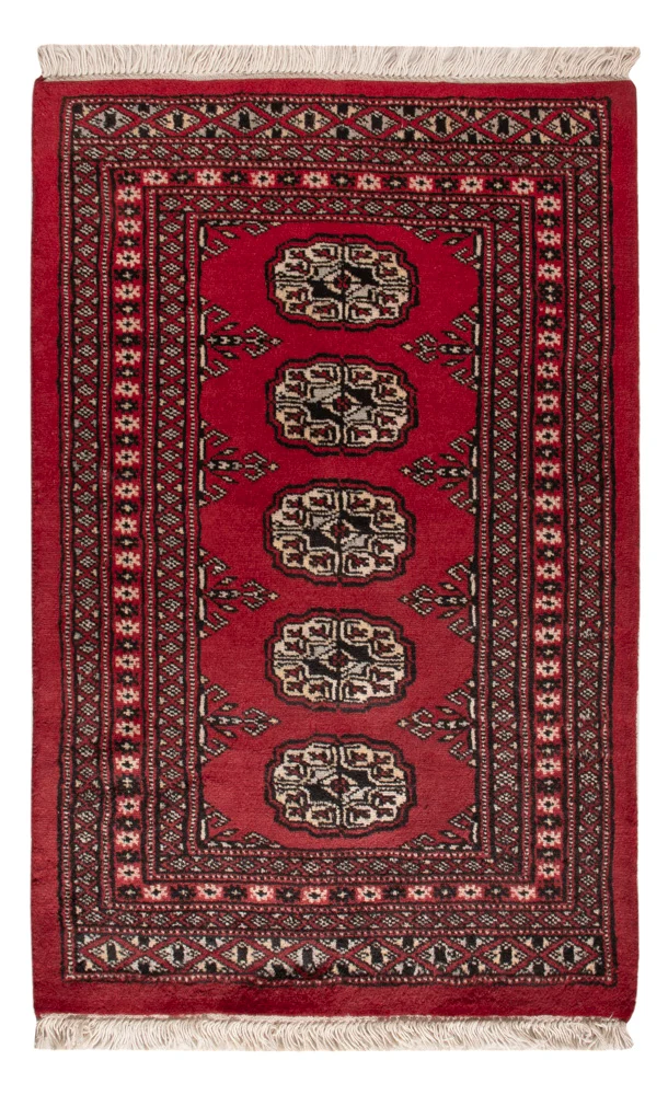 Pakistan Teppich - 95 x 62 cm - rot