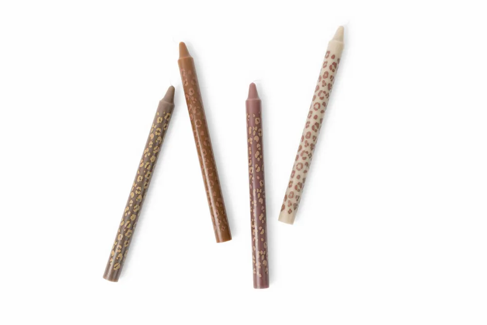 Palette Amsterdam | Designkerzen im 4er Set - Wilde Romanze