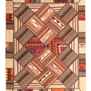 Patchwork Teppich 200 x 150 cm - mehrfarbig