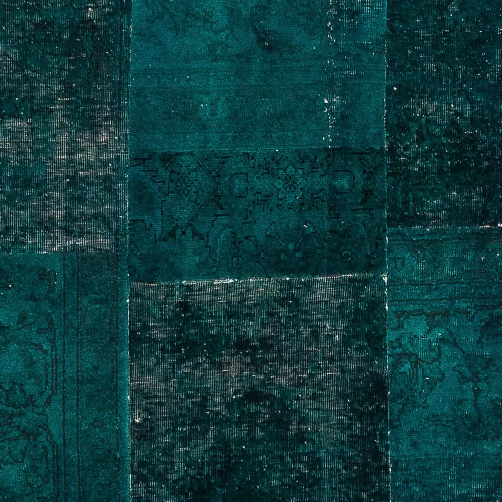 Patchwork Teppich 205 x 131 cm - mehrfarbig