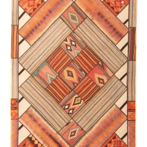 Patchwork Teppich 230 x 160 cm - mehrfarbig