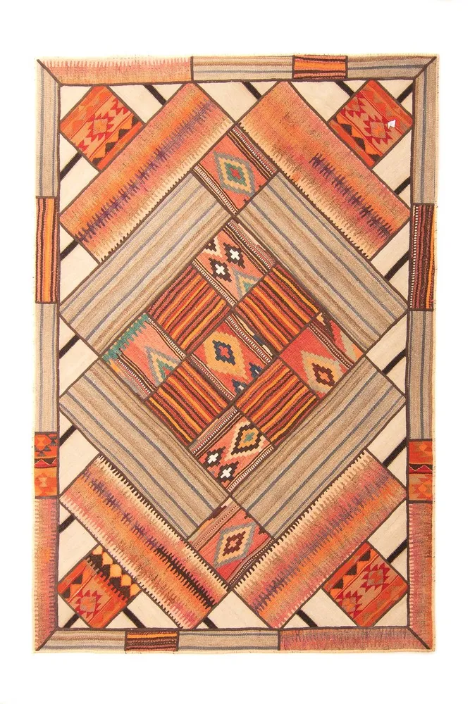 Patchwork Teppich 230 x 160 cm - mehrfarbig