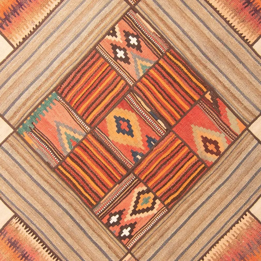Patchwork Teppich 230 x 160 cm - mehrfarbig