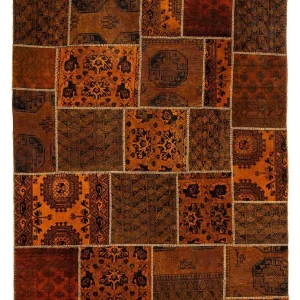 Patchwork Teppich 300 x 208 cm - mehrfarbig