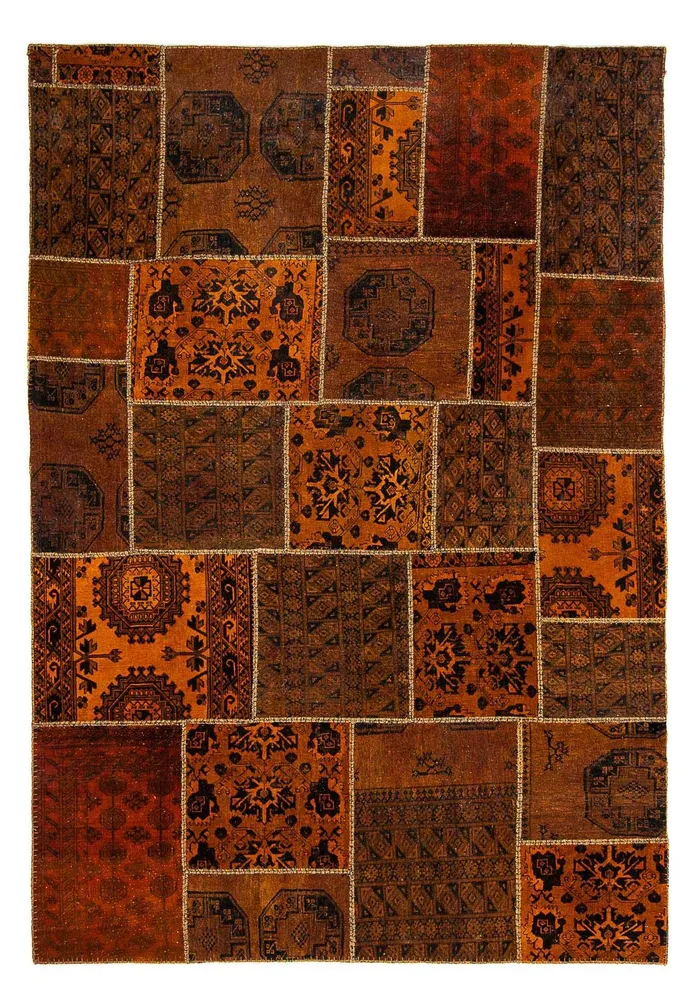 Patchwork Teppich 300 x 208 cm - mehrfarbig