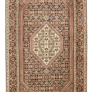 Perserteppich - Bidjar - 134 x 70 cm - dunkelbeige