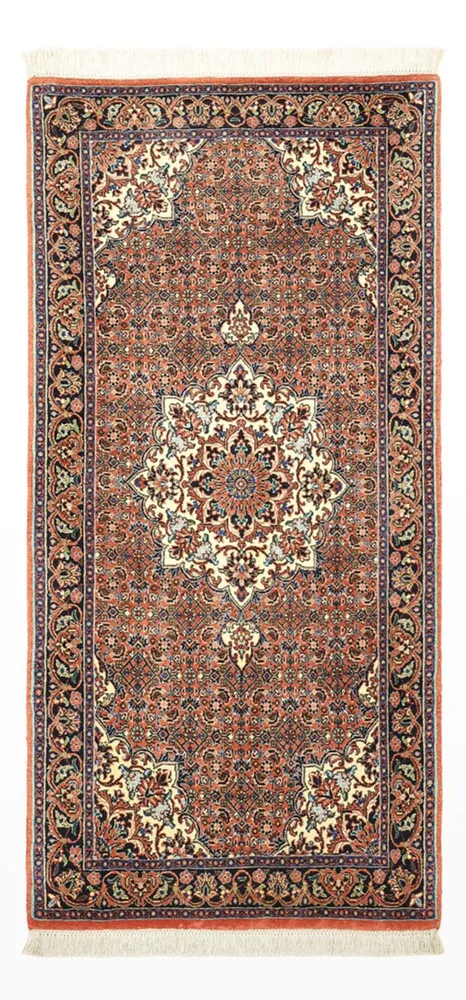 Perserteppich - Bidjar - 141 x 69 cm - dunkelrot