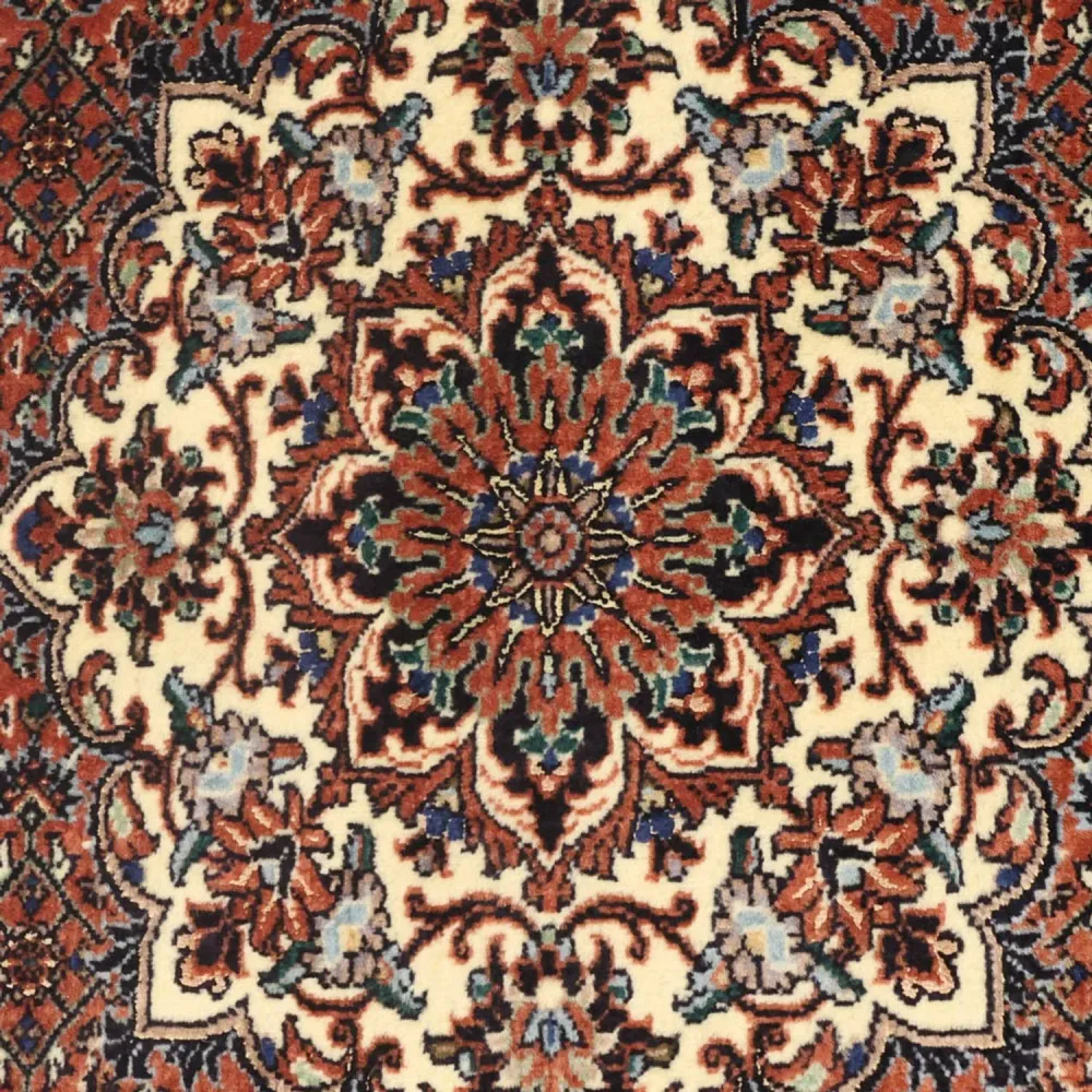 Perserteppich - Bidjar - 141 x 69 cm - dunkelrot